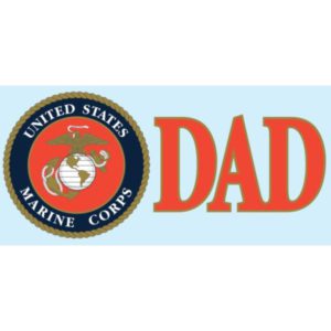 USMC 'DAD' Vinyl Decal