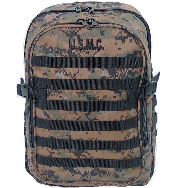 USMC Digital Woodland MOLLE Backpack