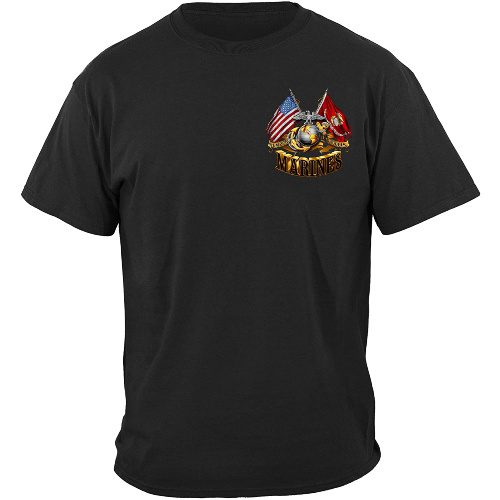 USMC Double Flag T-Shirt