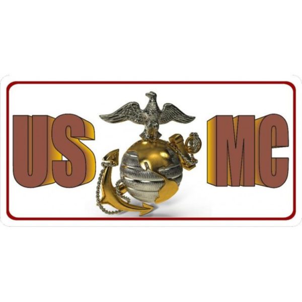 USMC EGA License Plate