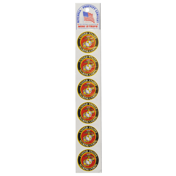 Six Piece USMC Emblem Decals