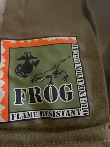 USMC FROG Silk Weight Base Layer Thermal Top label
