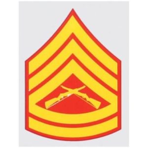 USMC Gunnery Sergeant Rank Decal
