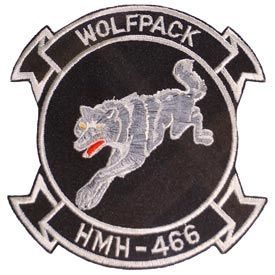USMC HMH-466 Wolf Pack Patch