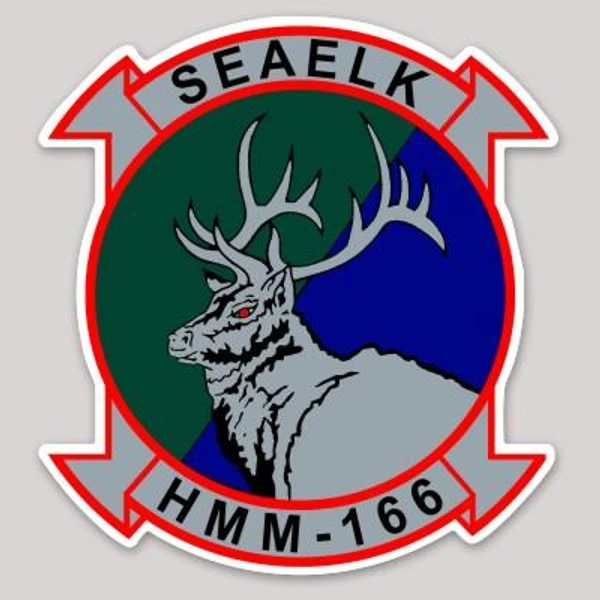 USMC HMM-166 Sea Elks Decal