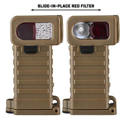USMC Hands Free Angle Flash Light red lens