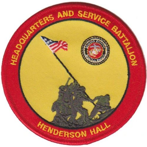 USMC Headquarters and Service Bn Henderson Hall Patch