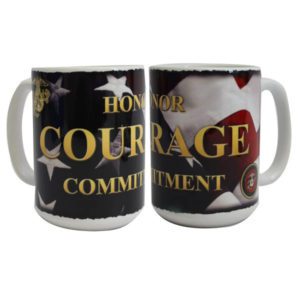 USMC Honor Courage Commitment Coffee Mug