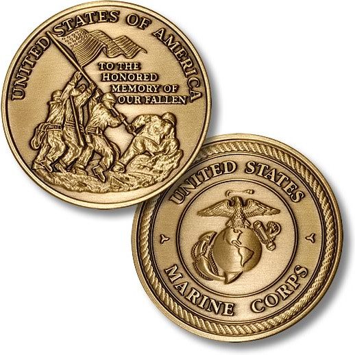 USMC Iwo Jima Coin