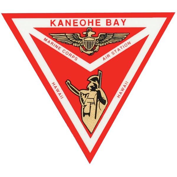 USMC Kaneohe Bay MCAS Vinyl Decal