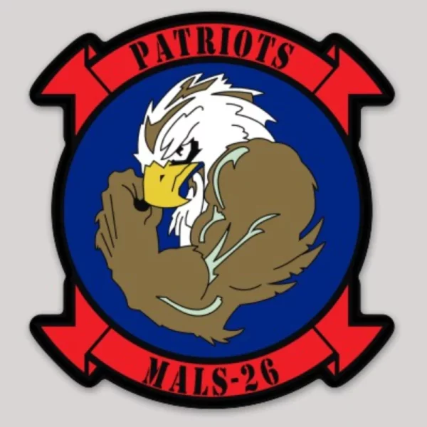 USMC MALS-26 Patriots Decal - Devil Dog Depot