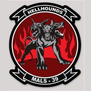 USMC MALS-39 Hellhounds Decal