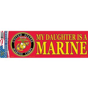 USMC My Daughter is a Marine Bumper Sticker