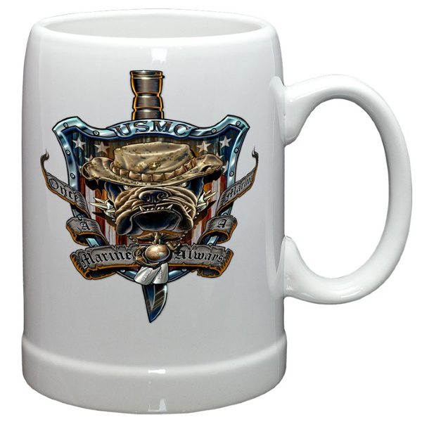 USMC Once A Marine Always A Marine 20oz Coffee Mug