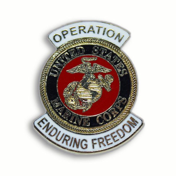 USMC Operation Enduring Freedom Pin
