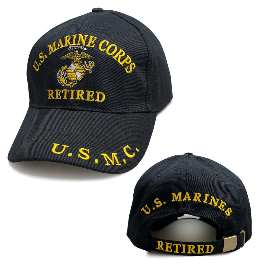 U.S. Marine Corps Retired Black Hat