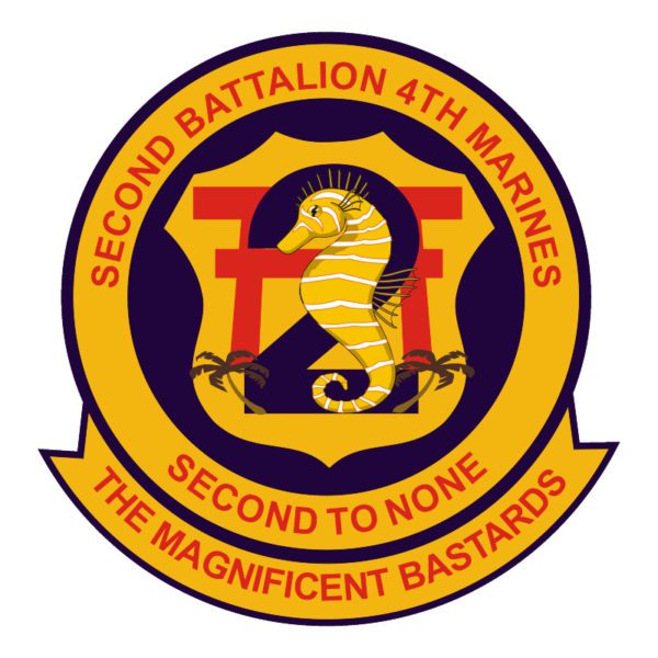 USMC Second Battalion 4th Marines Decal