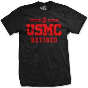 USMC Semper Fidelis Retired T-Shirt