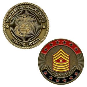 USMC Sergeant Major Semper Fidelis Coin