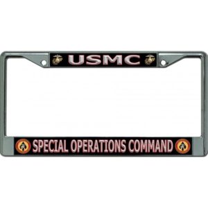 USMC Special Operations License Plate Frame