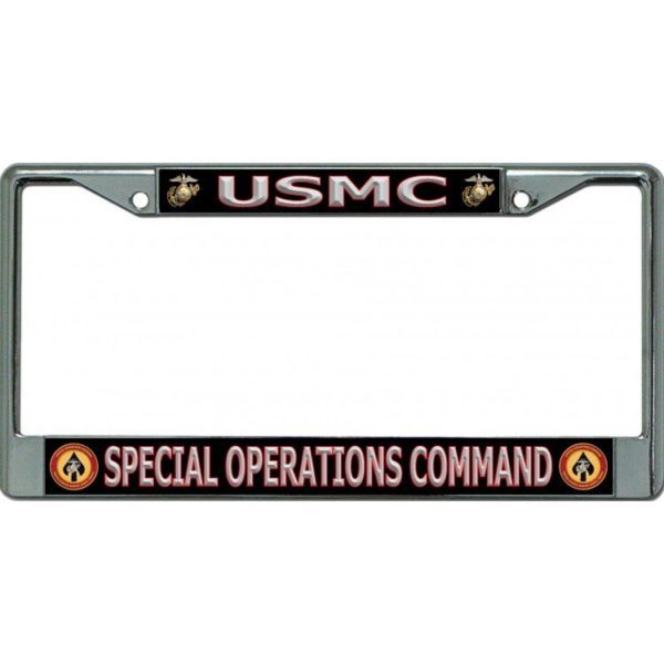 USMC Special Operations License Plate Frame