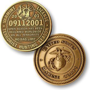 USMC Terrorist Hunting Season Coin