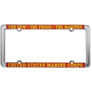 USMC The Few The Proud The Marines License Plate Frame