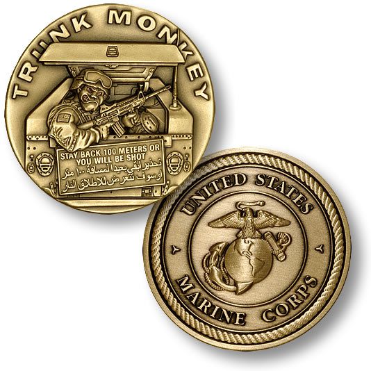USMC Trunk Monkey Coin