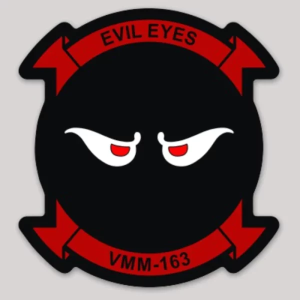 USMC VMM-163 Evil Eyes Decal