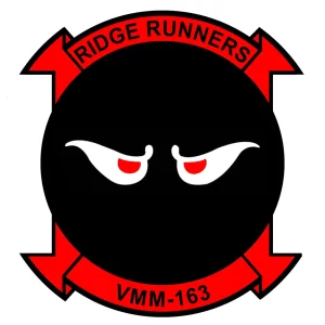 USMC VMM-163 Ridge Runners Decal