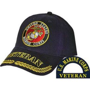 USMC Veteran Blue Cap
