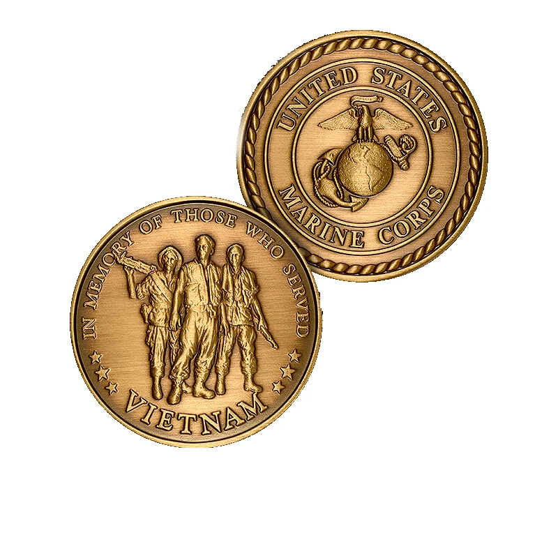 USMC Vietnam Bronze Antique Coin