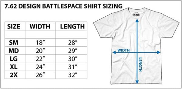 USMC Vintage Marine Corps EGA Semper Fi Shirt Size Guide