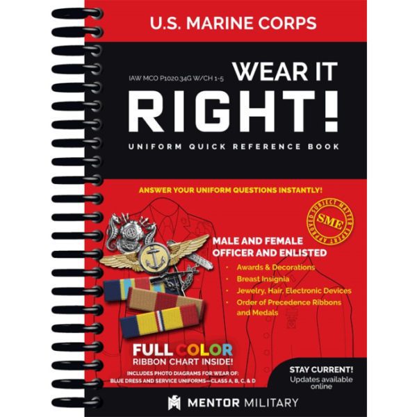 USMC Wear It Right Quick Reference Book