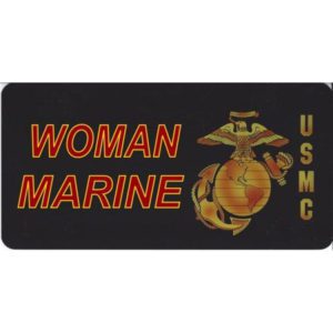 USMC Woman Marine License Plate