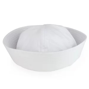 USN gob White Sailor Hat Cover Front