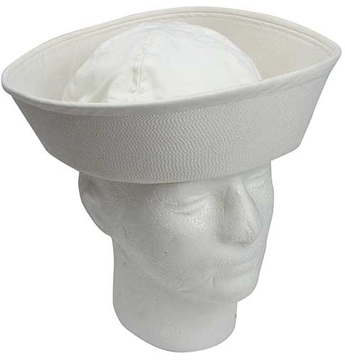 USN gob White Sailor Hat Cover