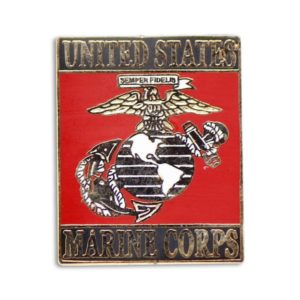 United States Marine Corps Rectangle Pin