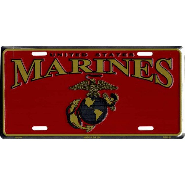 United States Marines EGA License Plate