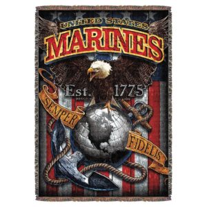 United-States-Marines-throw-blanket-usmc