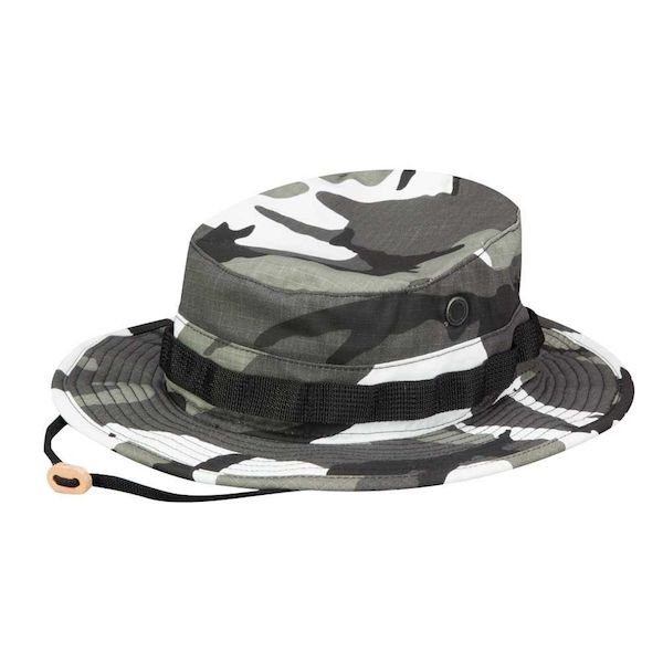 Urban Camo Boonie Cover Side View