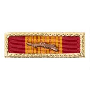 Vietnam Gallantry Cross Unit Citation Ribbon with Frame and Palm