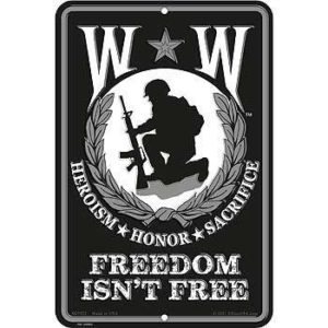 Wounded Warrior Sign