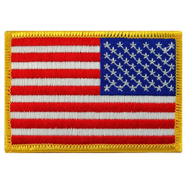 american military flag usa patch