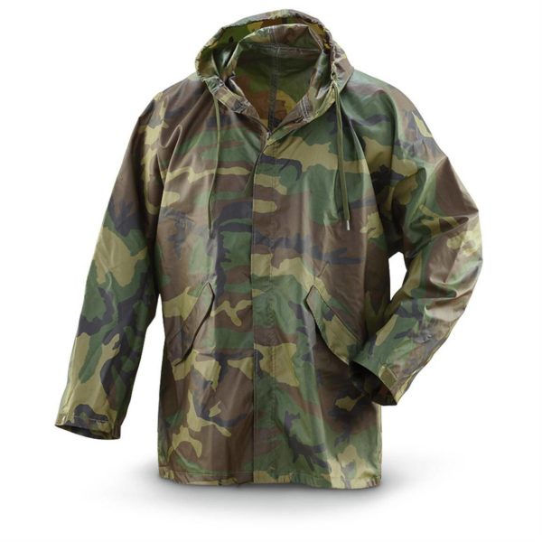army rain jacket parka