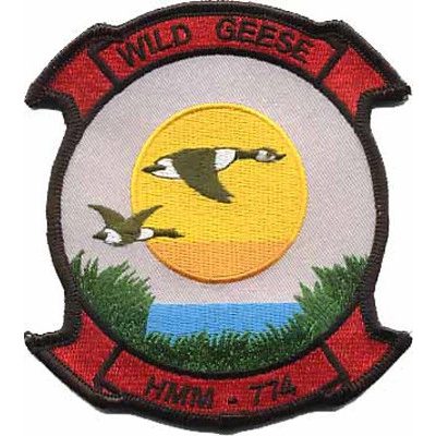 hmm-774 wild geese patch