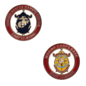 marine corps base camp lejeune spinner coin