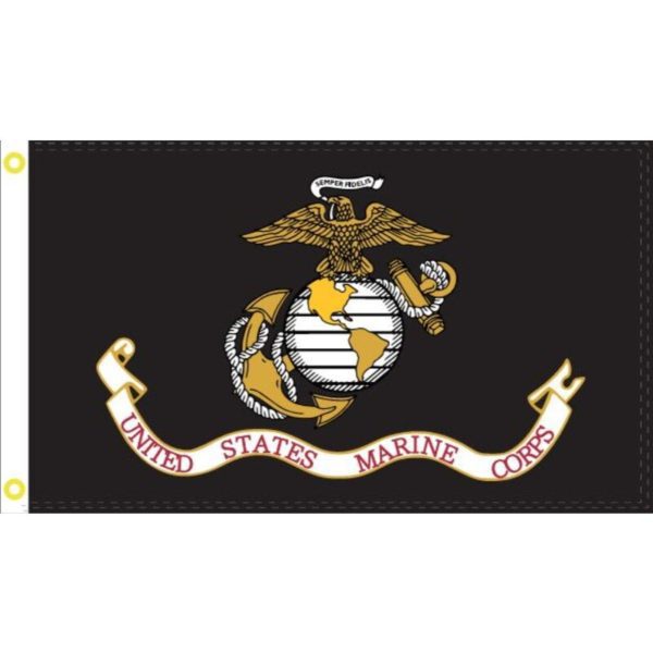 united states marine corps black flag