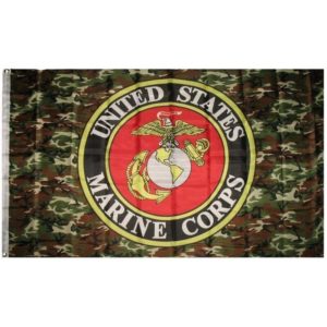 us marine corps camo flag 3' x 5'