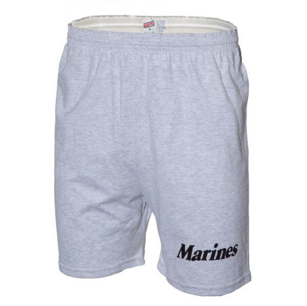 us marines gray shorts